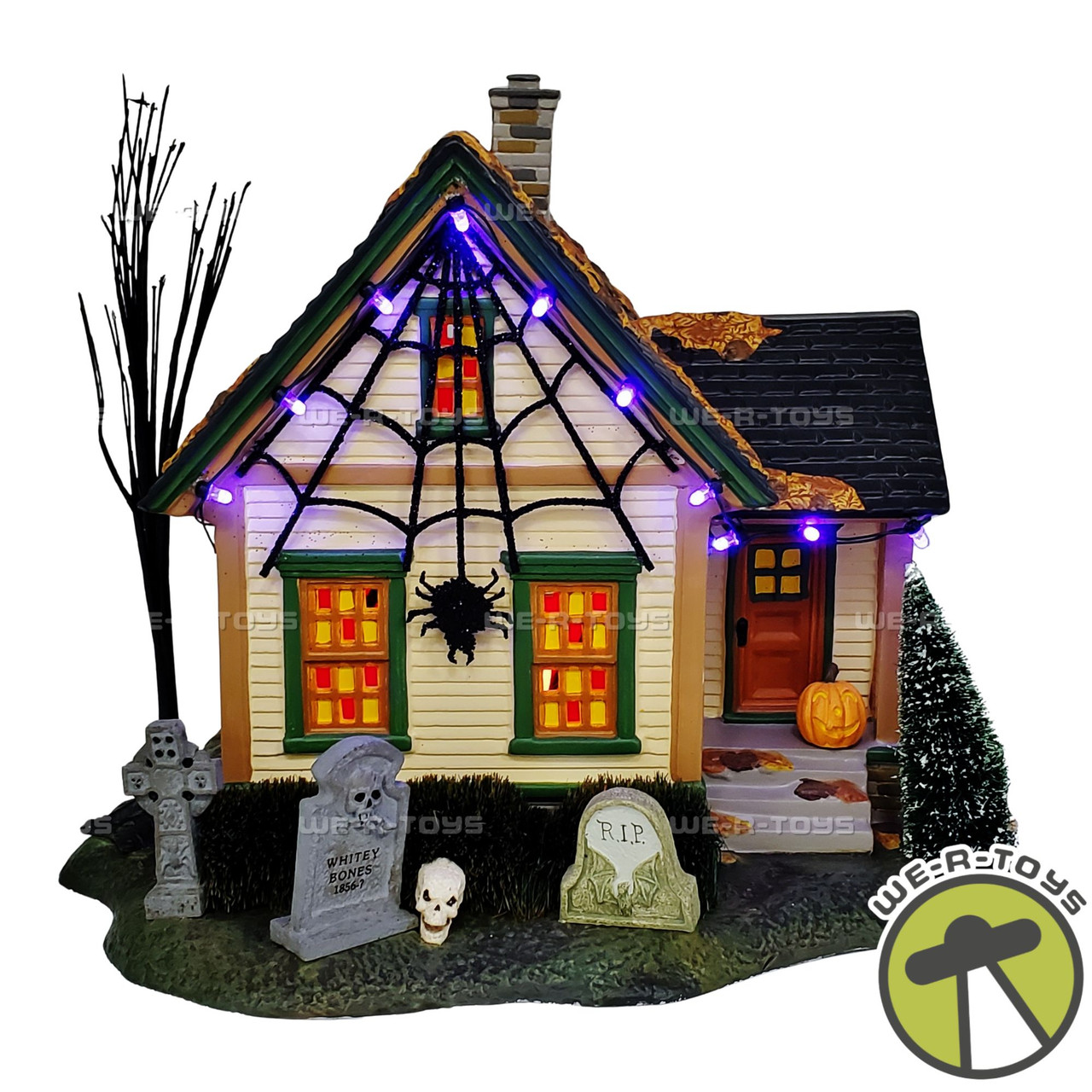 Department 56 Trick Or Treat Lane The Spider House 4025340 NEW