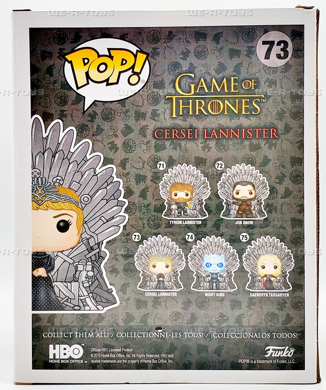 Funko POP Game of Thrones Cersei Lannister Sitting on Throne 73