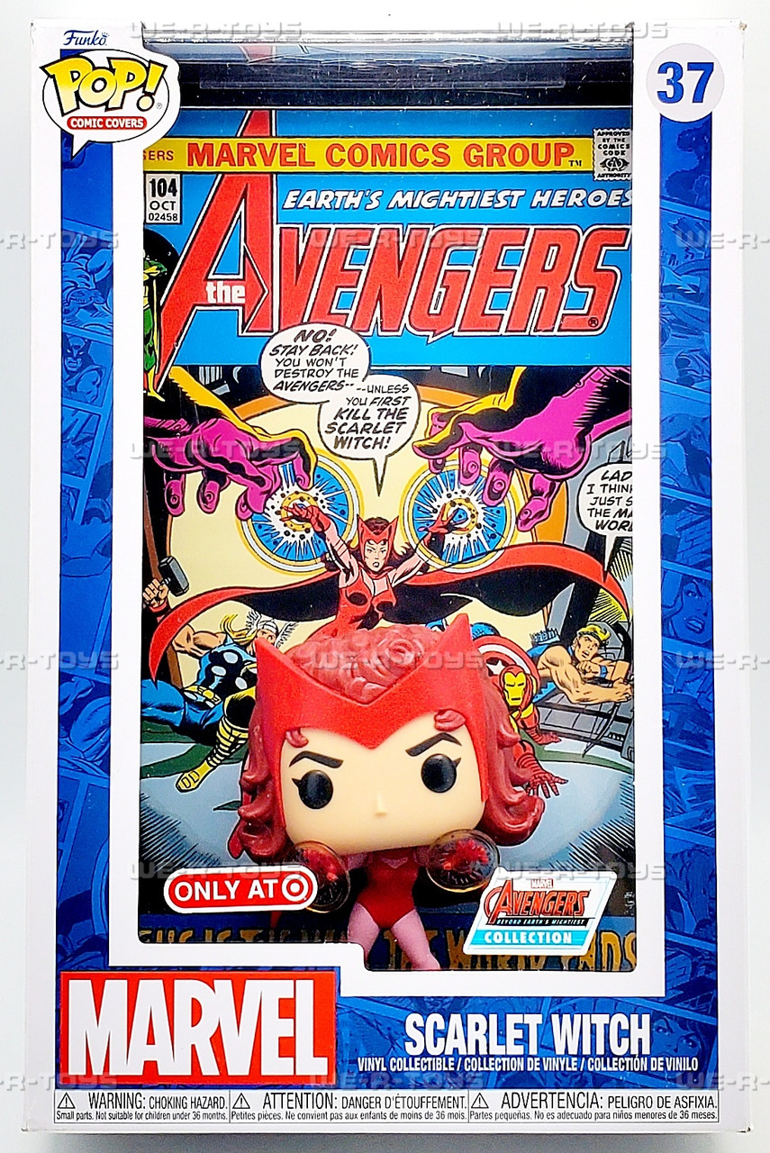 FUNKO POP コミックカバー　スカーレットウィッチ　海外限定日本未発売 Funko POP Comic Covers Marvel Scarlet Witch 37 Vinyl Figure in