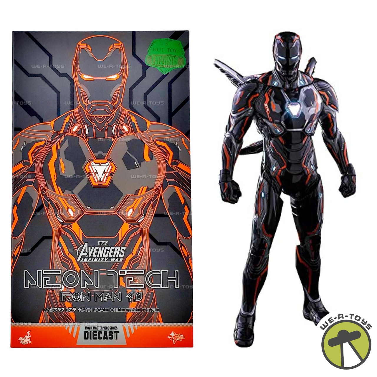 アイアンマン ネオンテック アベンジャーズ インフィニティウォー 4.0 Neon Tech Marvel Avengers Infinity War Iron Man 4.0 Diecast
