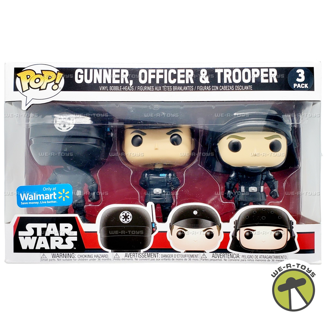 Funko POP Star Wars Gunner, Officer and Trooper Set of Vinyl