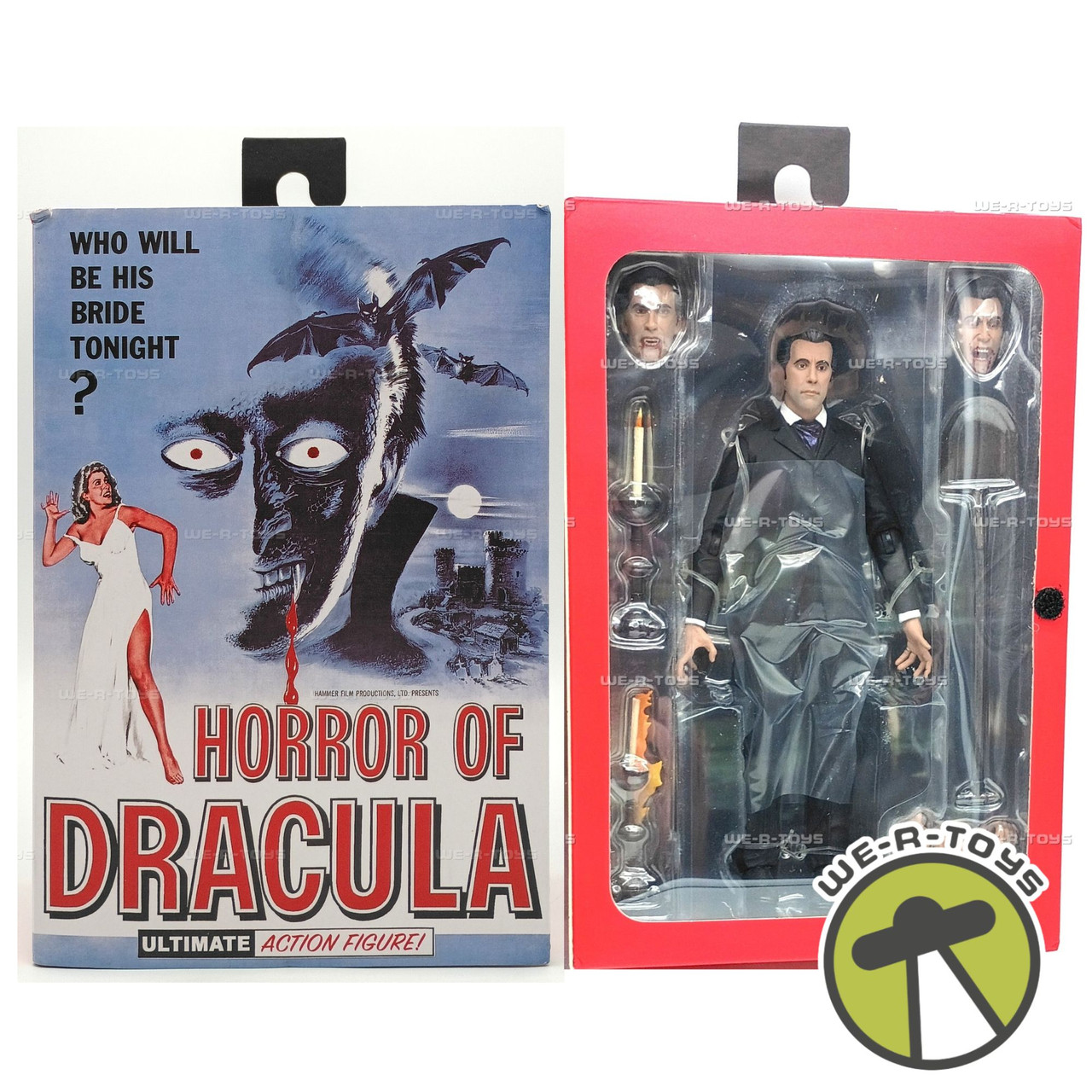 Count Dracula Horror of Dracula Hammer Ultimate Action Figure NECA
