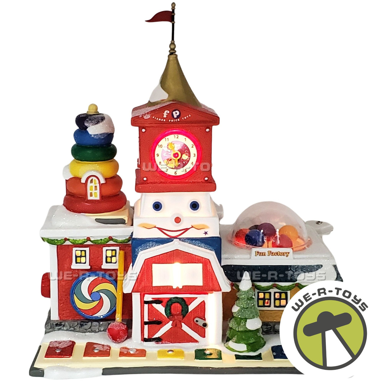 Dept 56 North Pole Series Fisher-Price Fun Factory Lighted 4036546