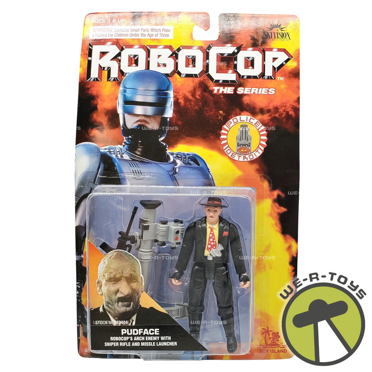 Robocop The Series Pudface Toy Island Sky Vision Coll. 1994