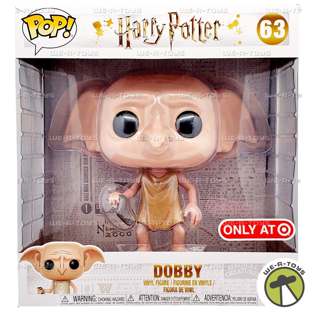 Funko POP Harry Potter Dobby 63 Vinyl Figure We-R-Toys