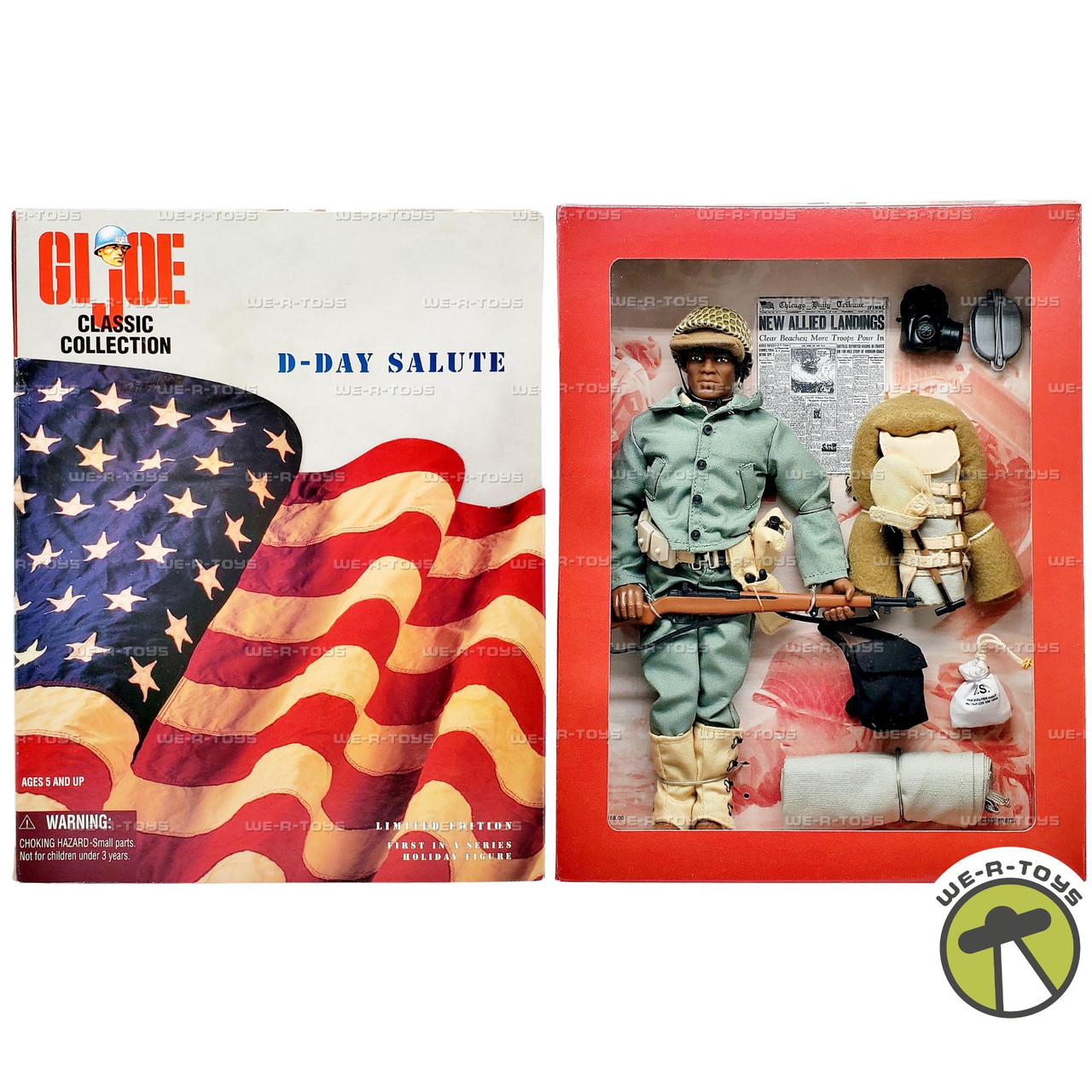 G.I. Joe D-Day Salute African American Action Figure Set 1997