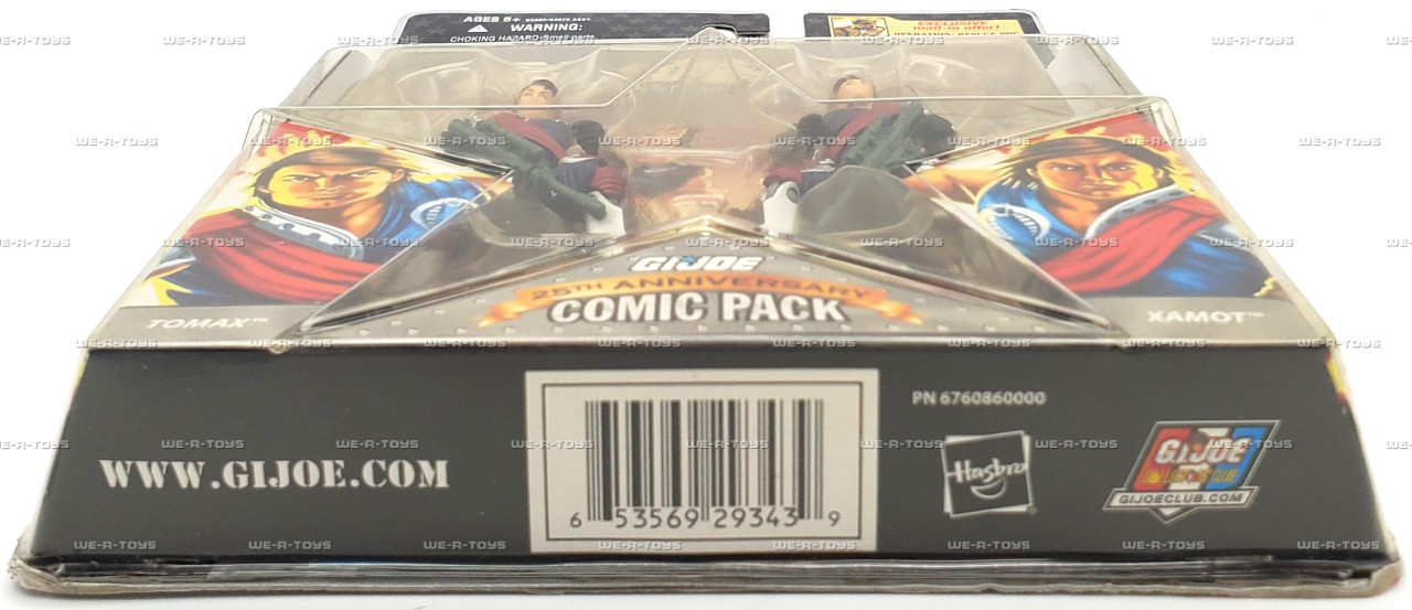 G.I. Joe 25th Anniversary Comic Pack Tomax and Xamot Action Figure