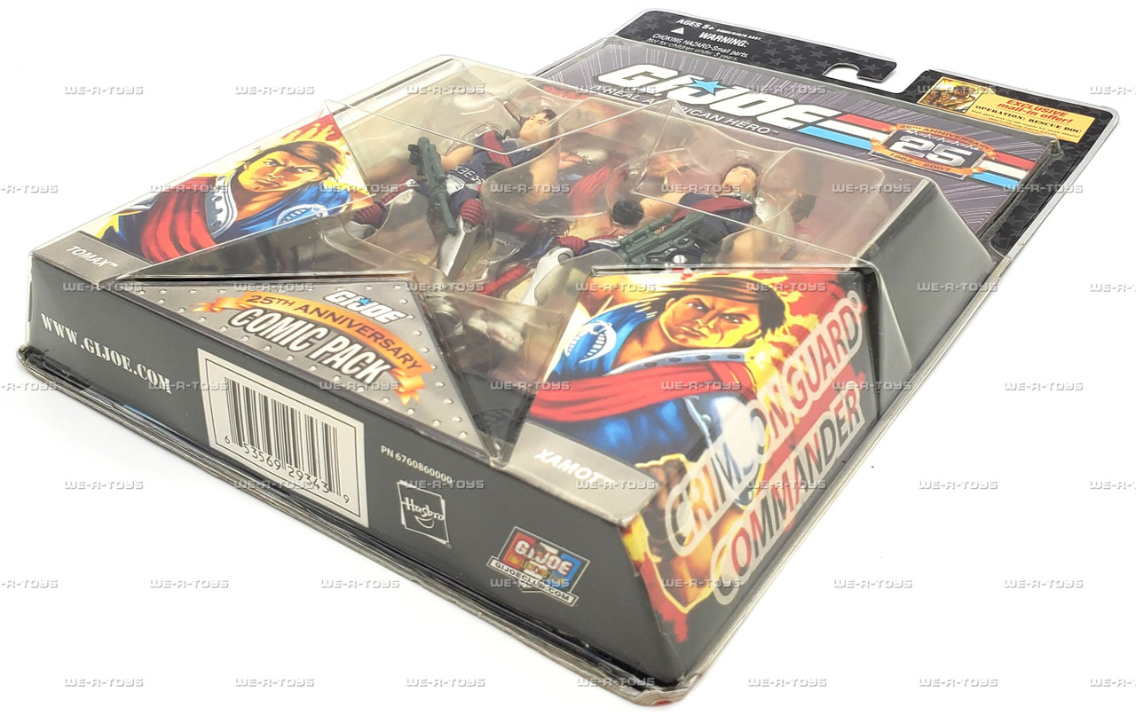 G.I. Joe 25th Anniversary Comic Pack Tomax and Xamot Action Figure