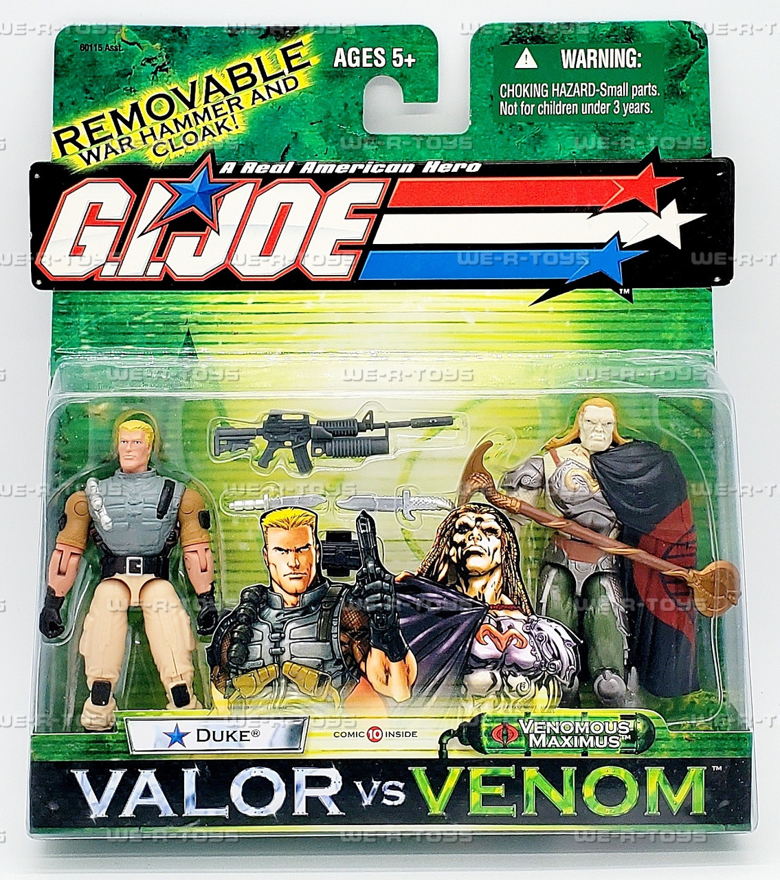 G.I. Joe Valor vs Venom Duke vs. Venomous Max Action Figures 2004