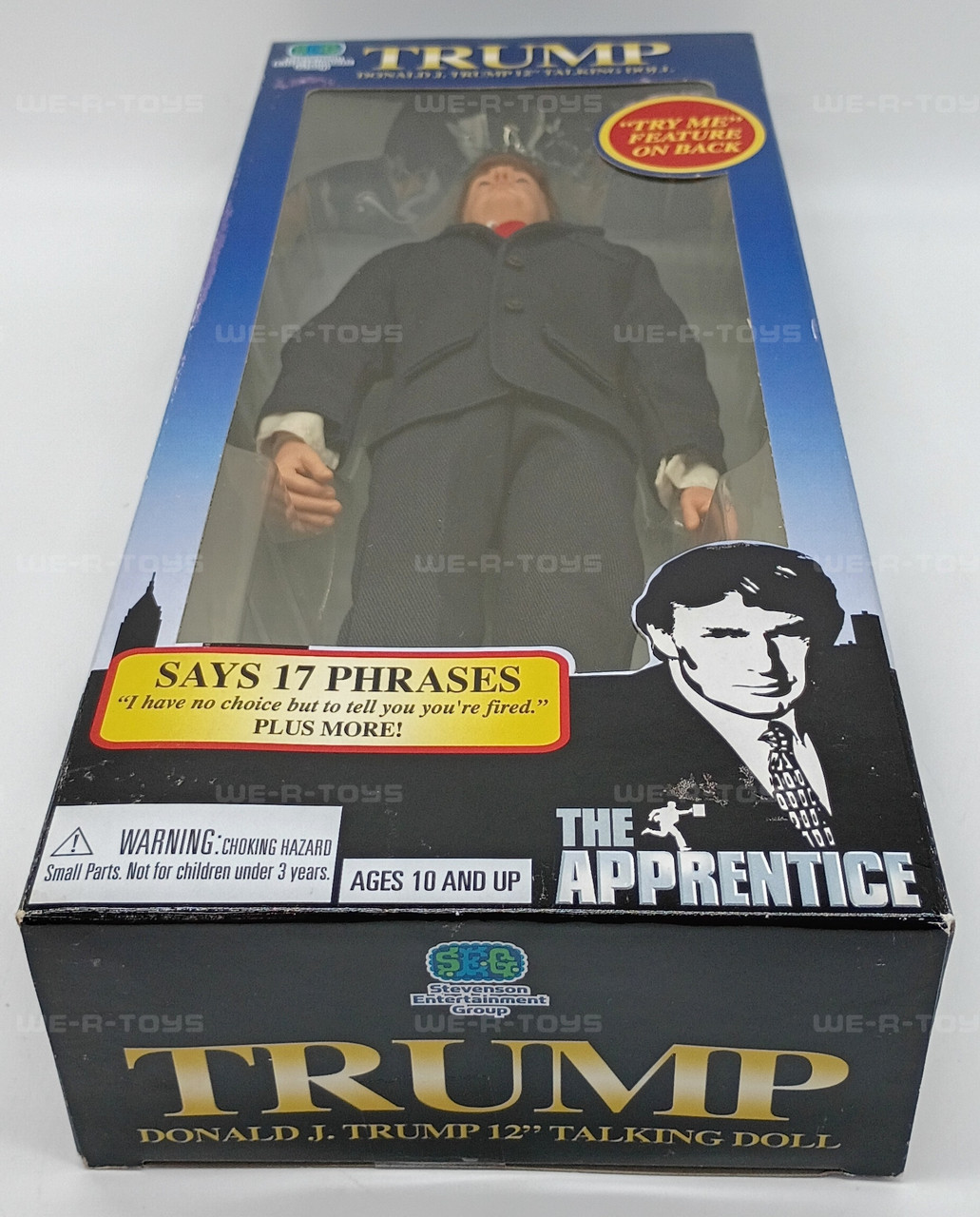 The Apprentice Donald J Trump Talking Doll 2004 Stevenson