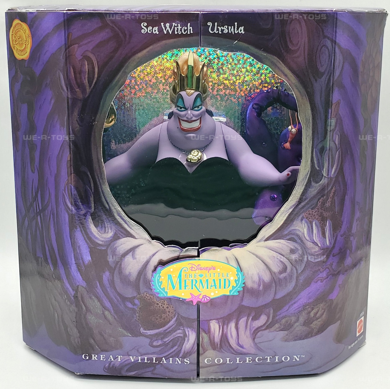 Disney Sea Witch Ursula Doll Great Villains Collection 1997 Mattel