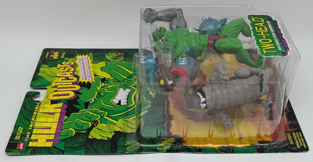 Figura De Acción MARVEL HULK OUTCASTS Con Kangaroo Rat Y Ataque De Misiles - Coleccionable MOC