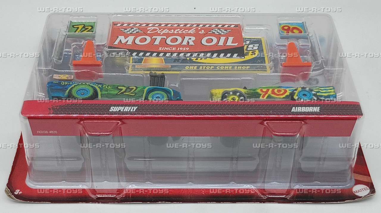 Disney Pixar Cars Superfly 72 & Airborne 90 Vehicle Set 2021
