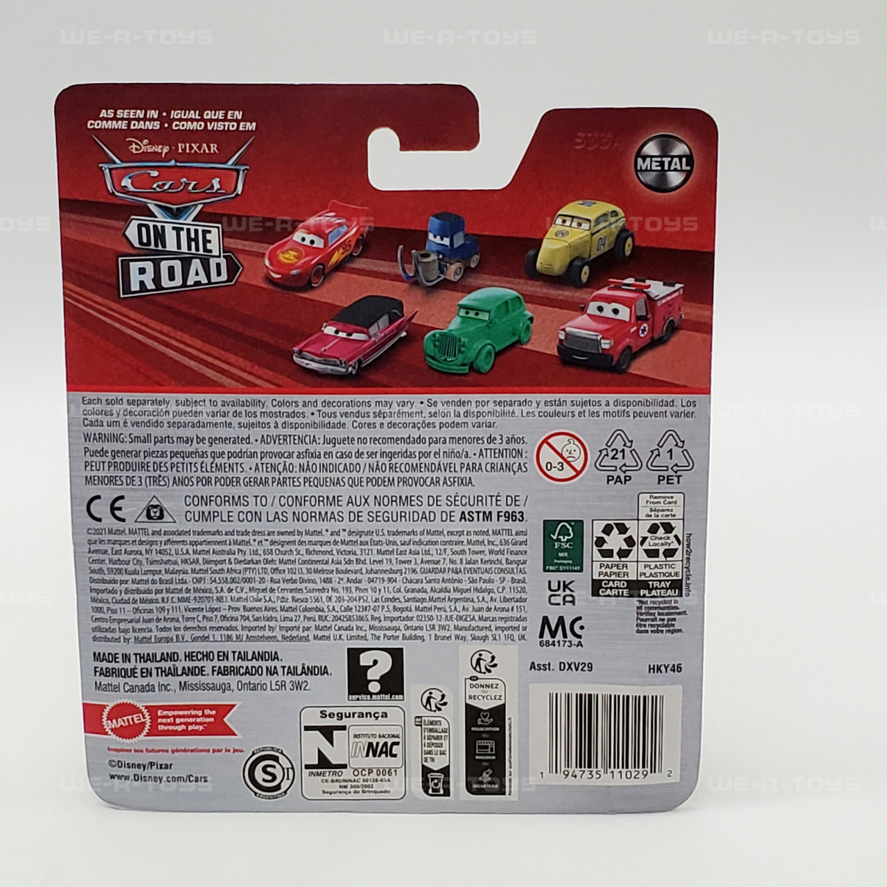 Hot Wheels Pixar Cars Mato Car Mattel DXV29 New - We-R-Toys