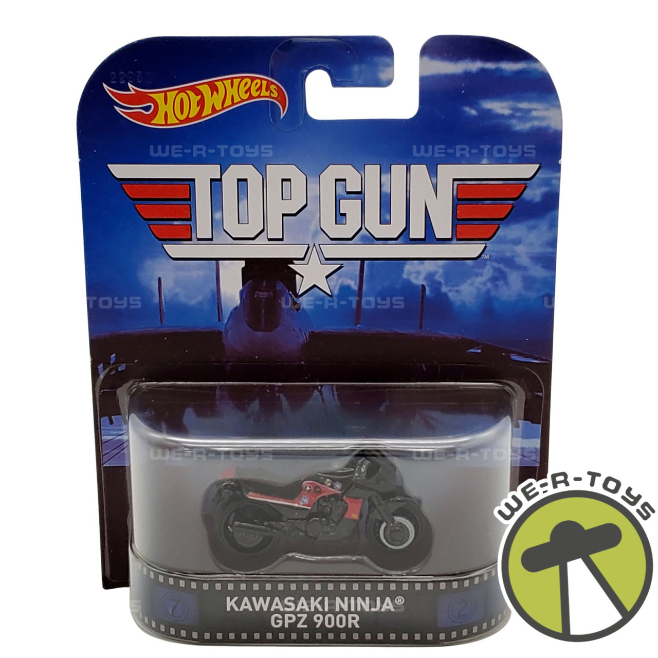 ホットウィール　KAWASAKI NINJA GPZ 900R TOP GUN Hot Wheels Top Gun Kawasaki Ninja GPZ 900R NEW - We-R-Toys