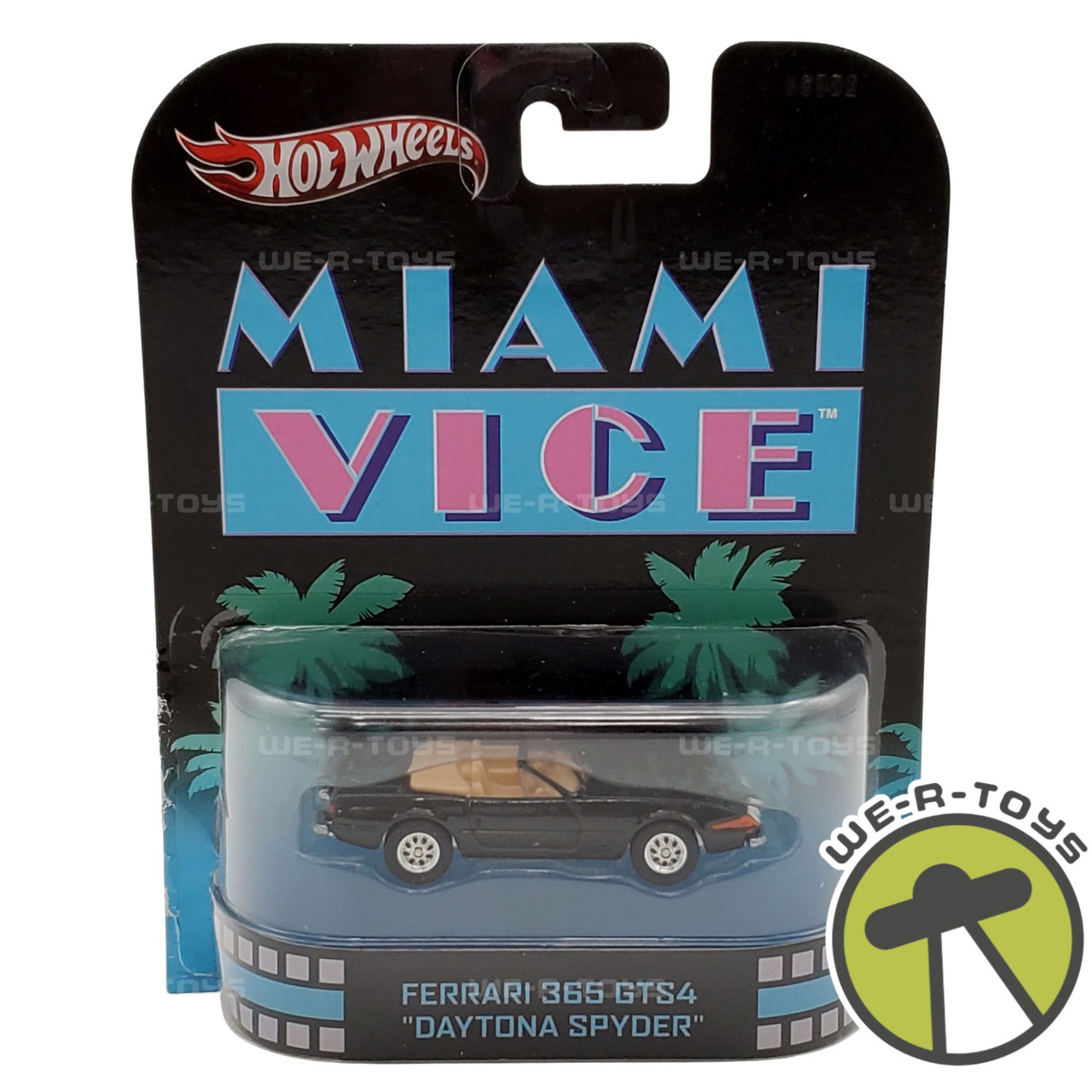 Hot Wheels Miami Vice Ferrari 365 GTS4 Daytona Spider NEW - We-R-Toys