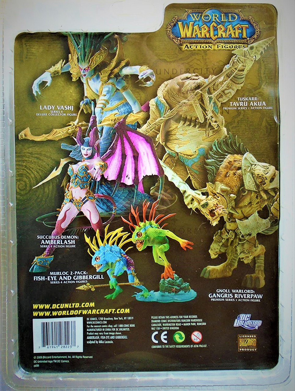 dc comics world of warcraft action figures