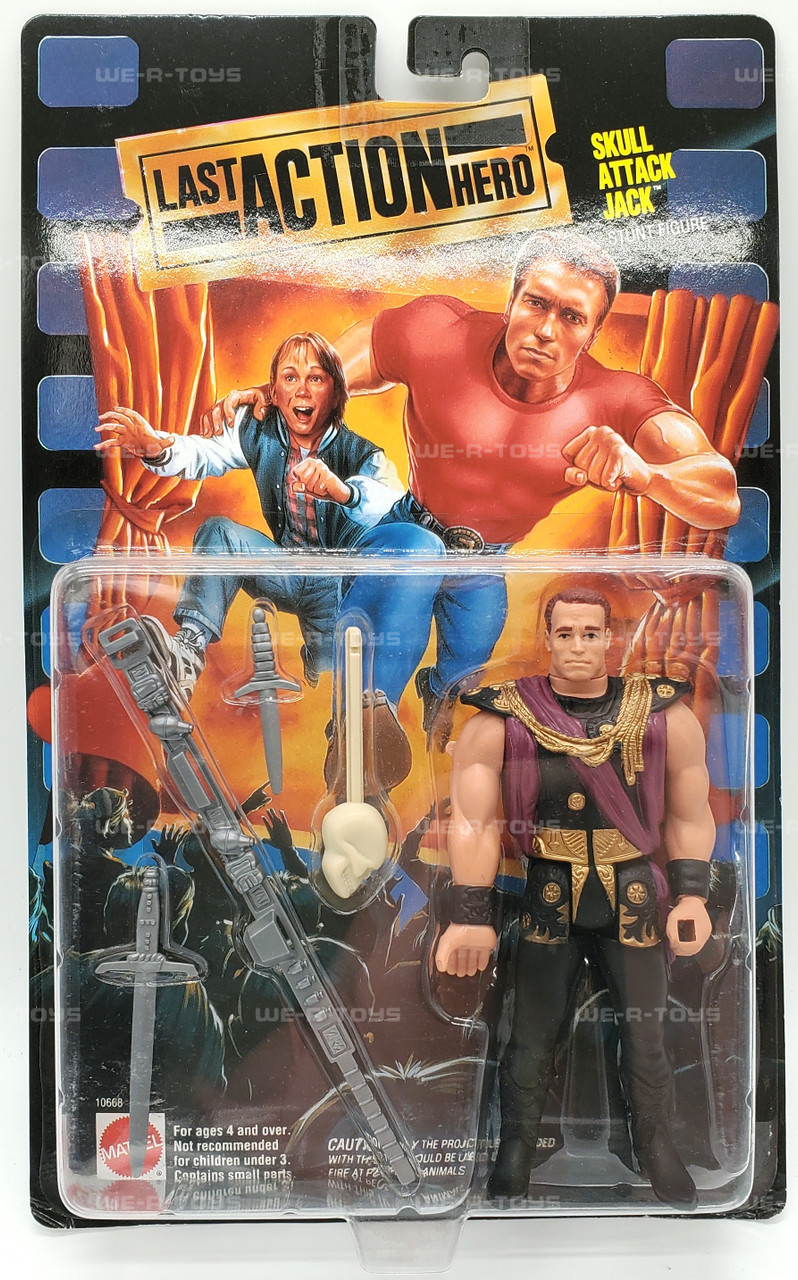 Last Action Hero Skull Attack Jack Stunt Figure Mattel 1993