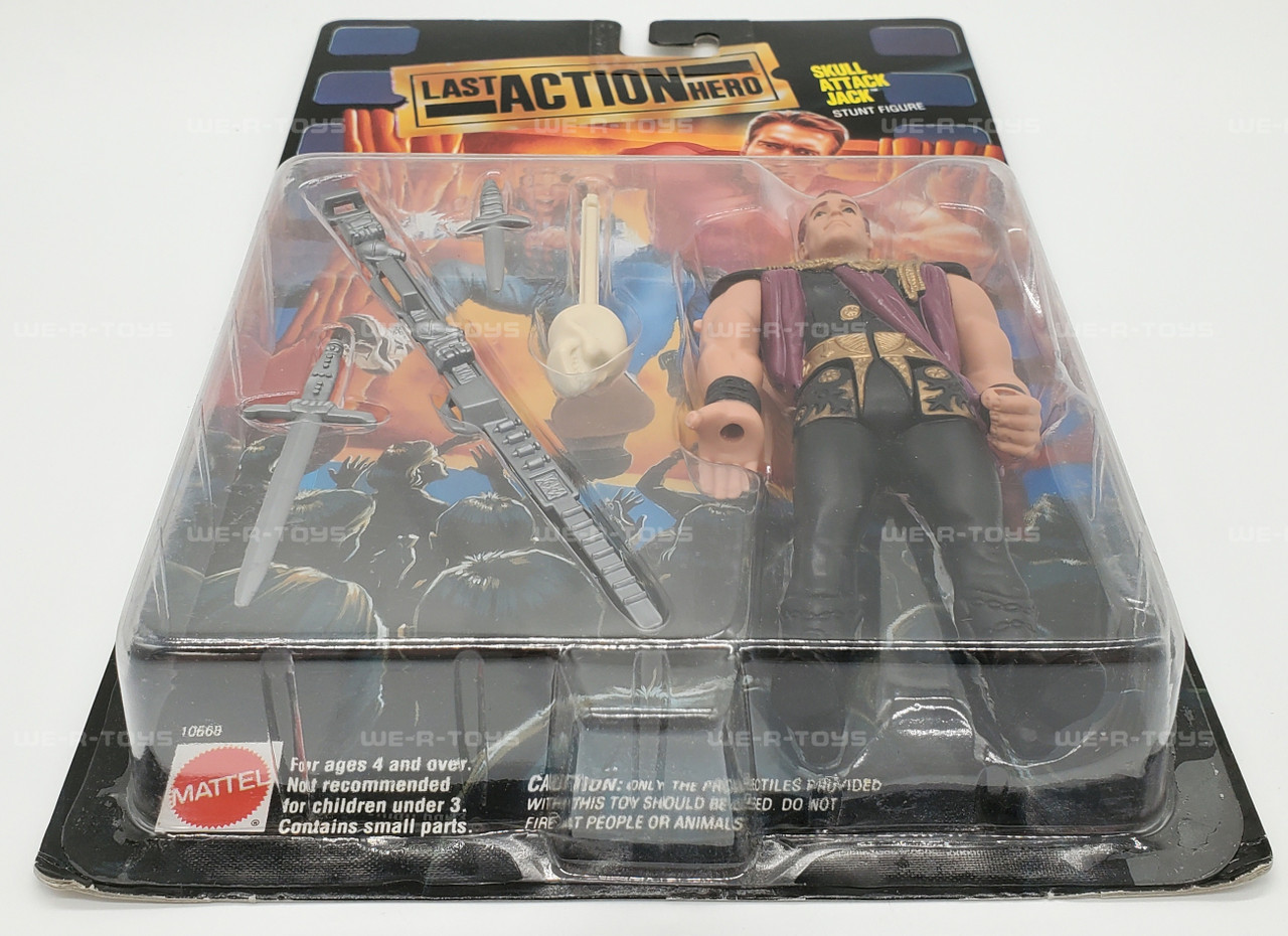 Last Action Hero Skull Attack Jack Stunt Figure Mattel 1993