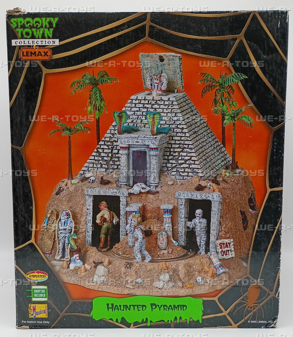 Spooky Town Collection Haunted Pyramid 2008 Lemax 84770 - We-R-Toys