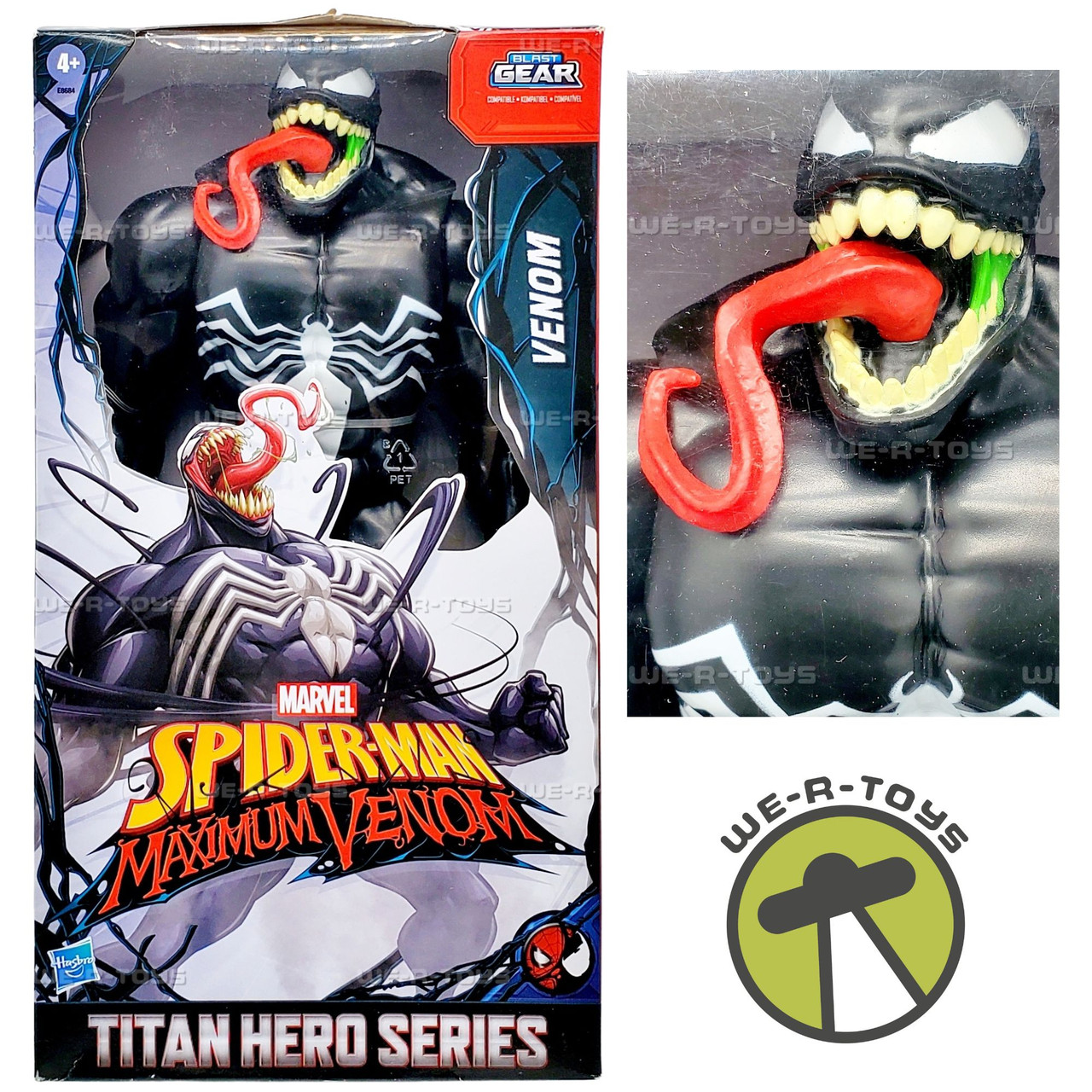Marvel Titan Hero Series Spider-Man Maximum Venom Venom Action 