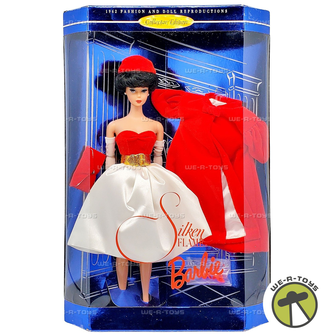 Silken Flame Brunette Barbie Doll 1962 Reproduction 1997 Mattel 18448