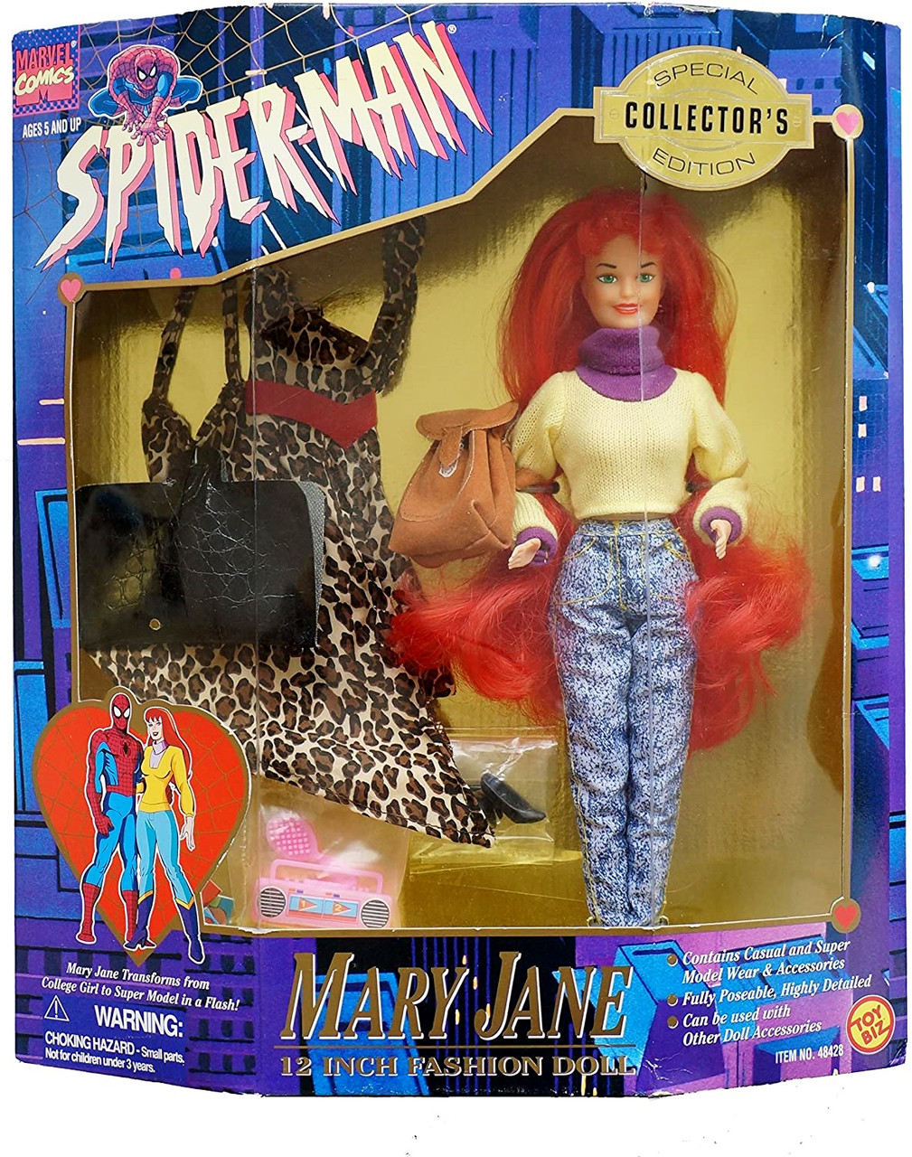 mary jane spider man doll