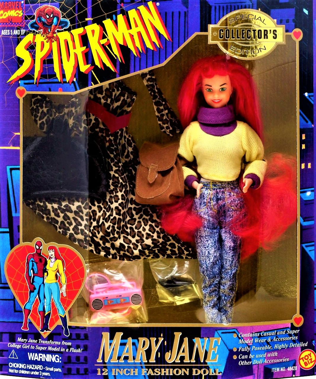 mary jane spider man doll