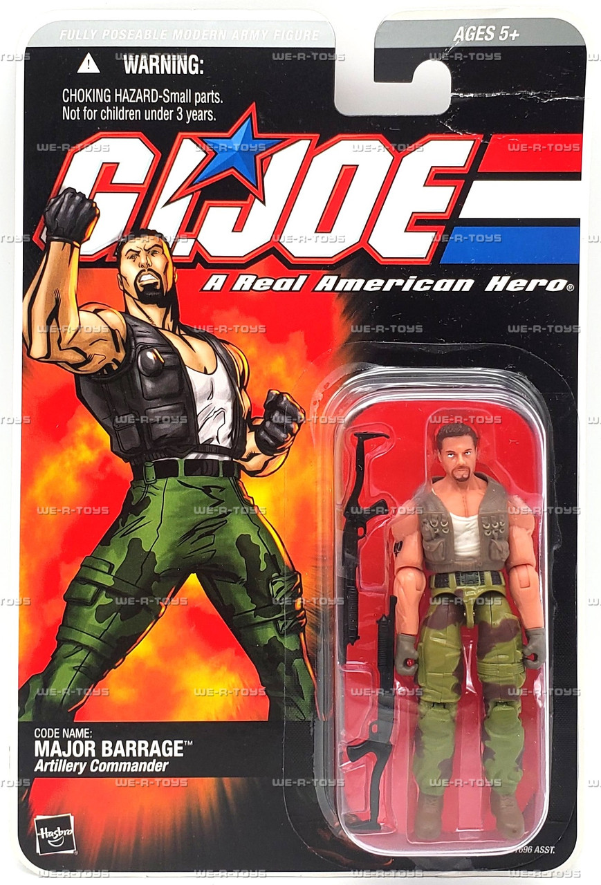GI Joe Major Barrage Artillery Commander Action Figure 2005 Hasbro