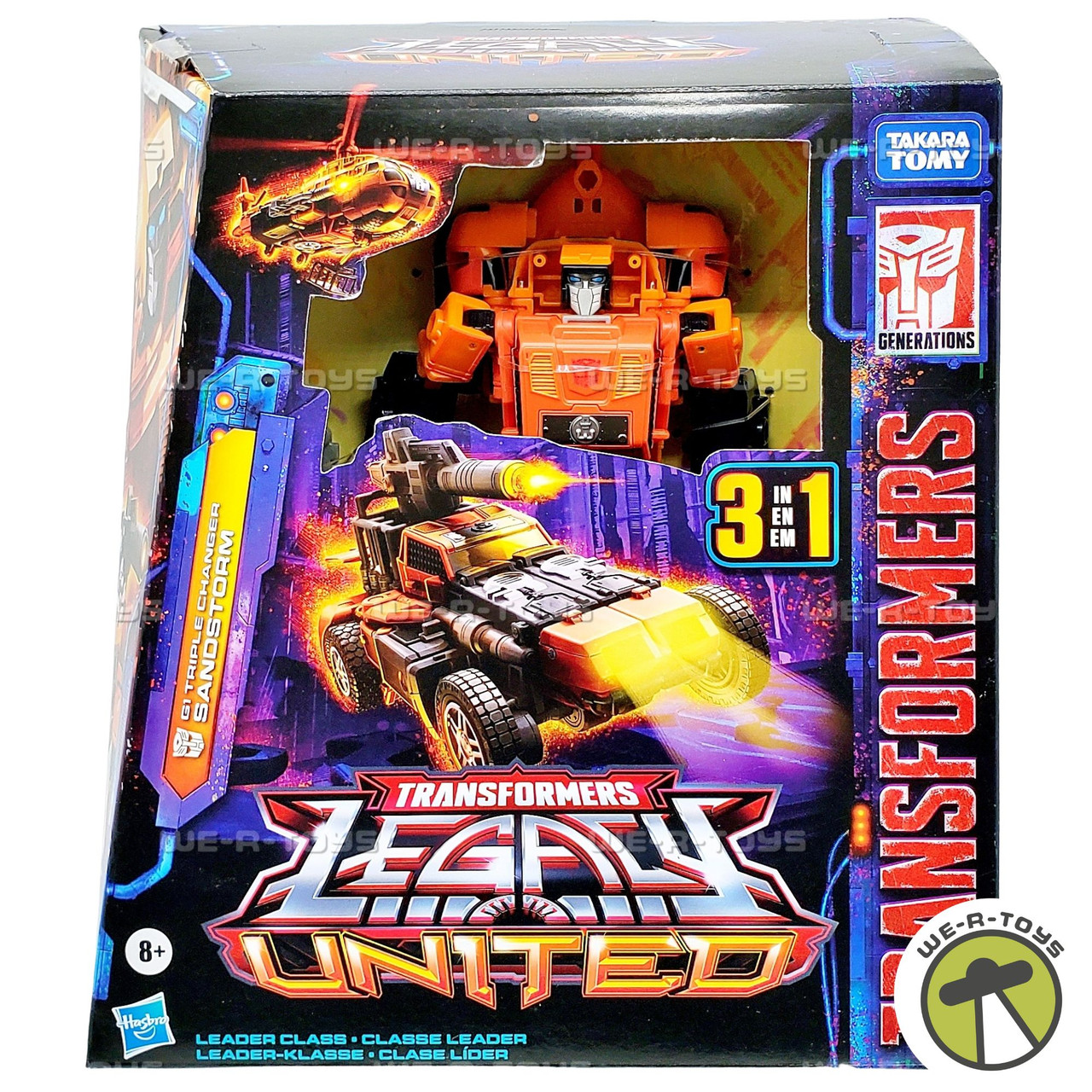 Transformers Legacy United G1 Triple Changer Sandstorm Action