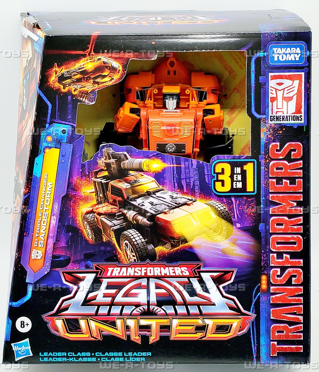 Transformers Legacy United G1 Triple Changer Sandstorm Action