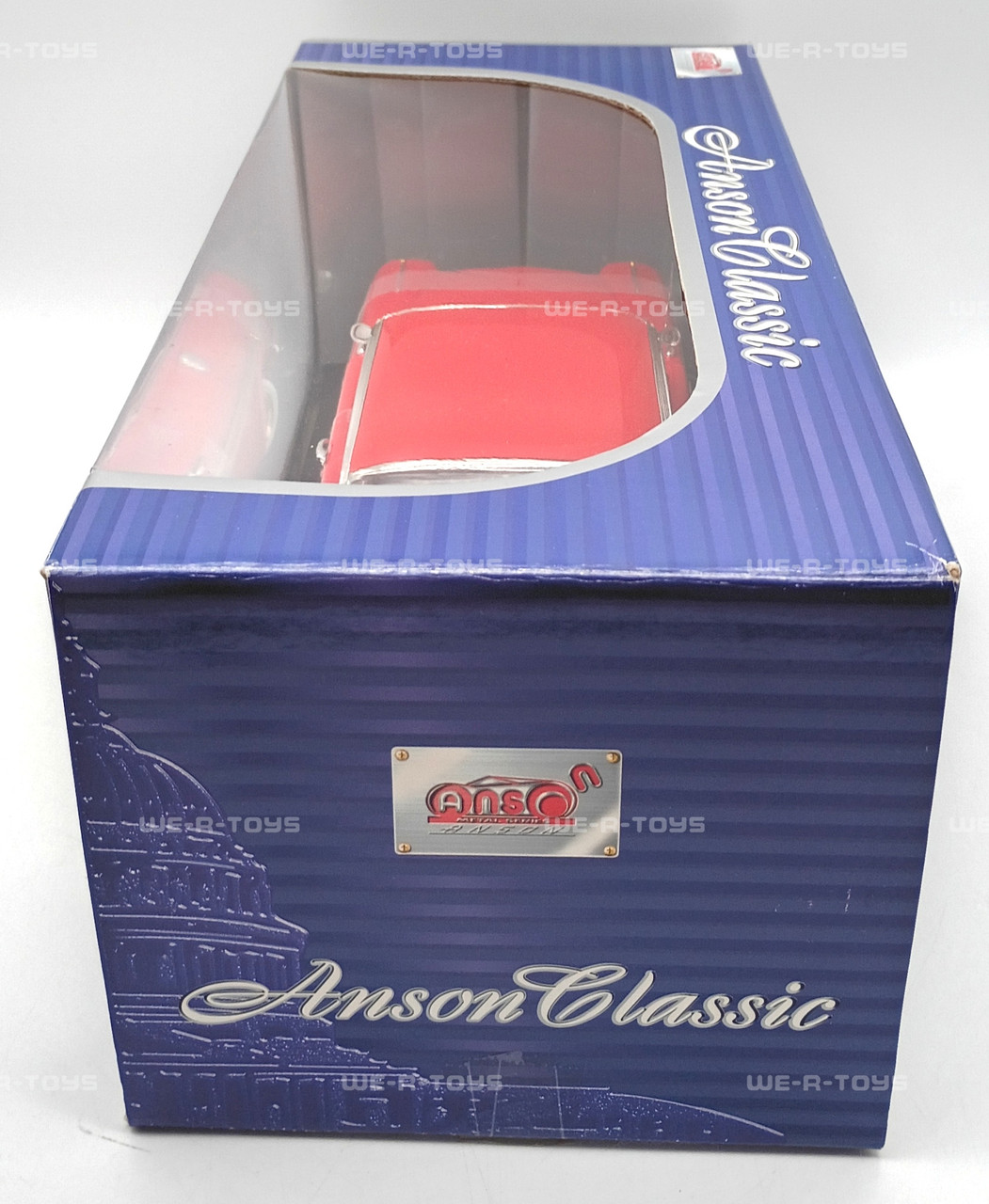 Anson Classic Collection Red 1957 Plymouth Fury Vehicle on Base 1