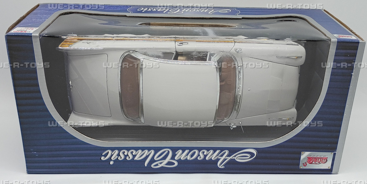 Anson Collection White 1957 Plymouth Fury Vehicle 1:18 Scale NEW
