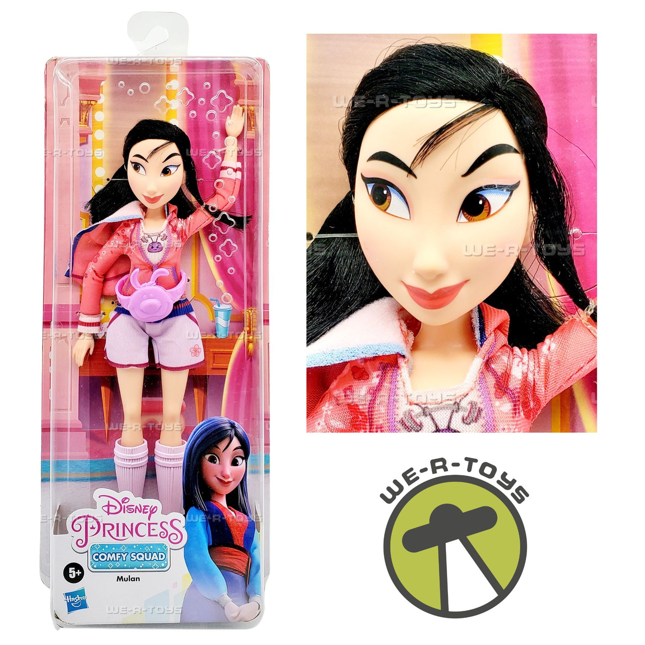 Disney Princess Comfy Squad Mulan Doll 2021 Hasbro 99032 We-R-Toys