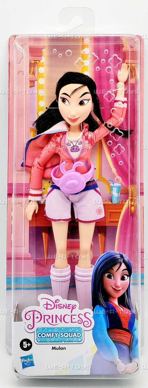 Disney Princess Comfy Squad Mulan Doll 2021 Hasbro 99032 We-R-Toys