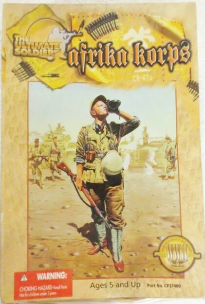 The Ultimate Soldier German Soldier Afrika Korps Action Figure