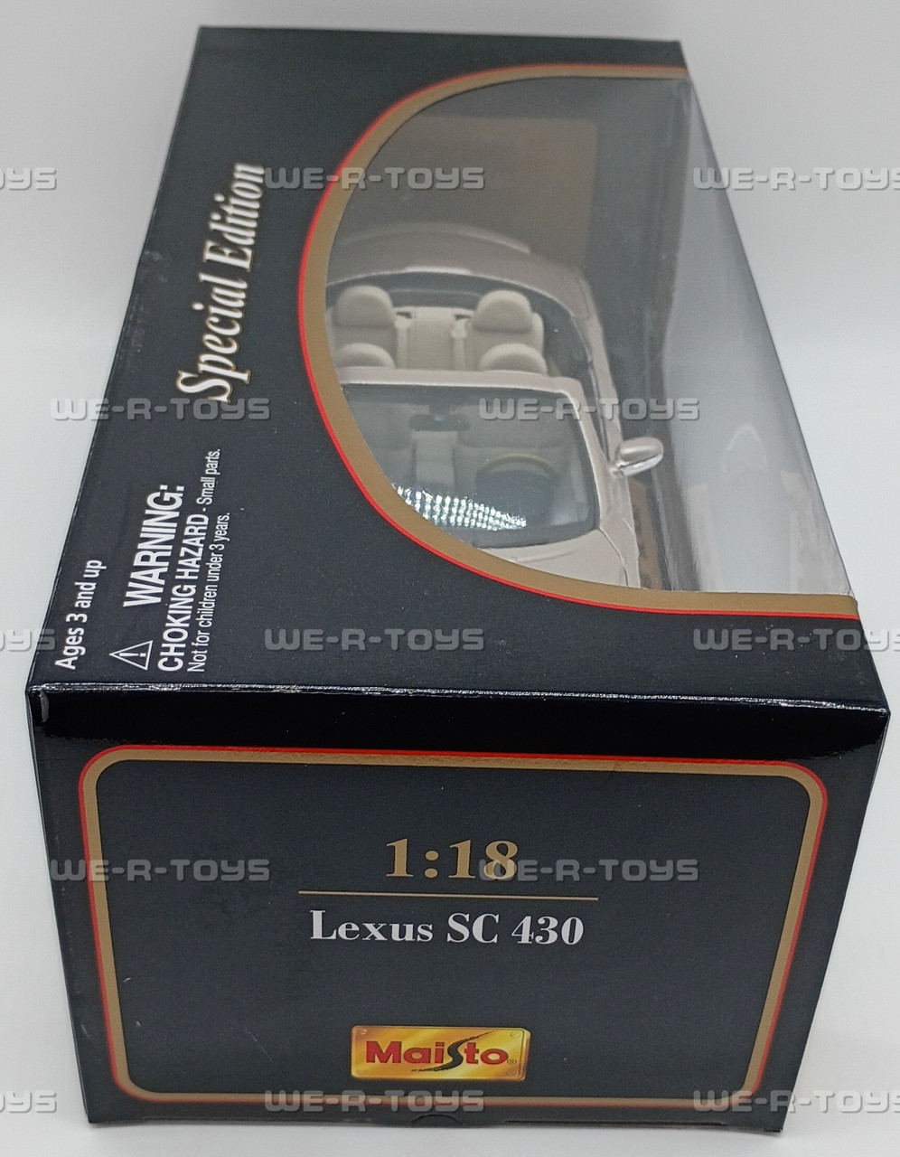 Maisto Lexus SC430 1:18 Scale Special Edition Tan Die Cast Vehicle