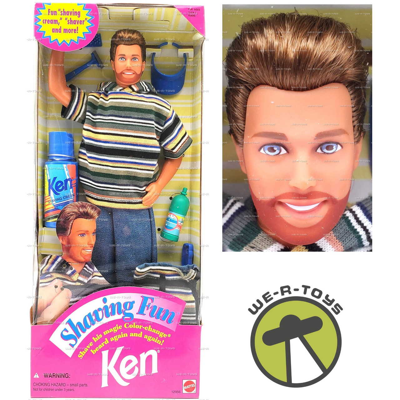 Barbie Shaving Fun Ken Doll 1994 Mattel #12956 - We-R-Toys