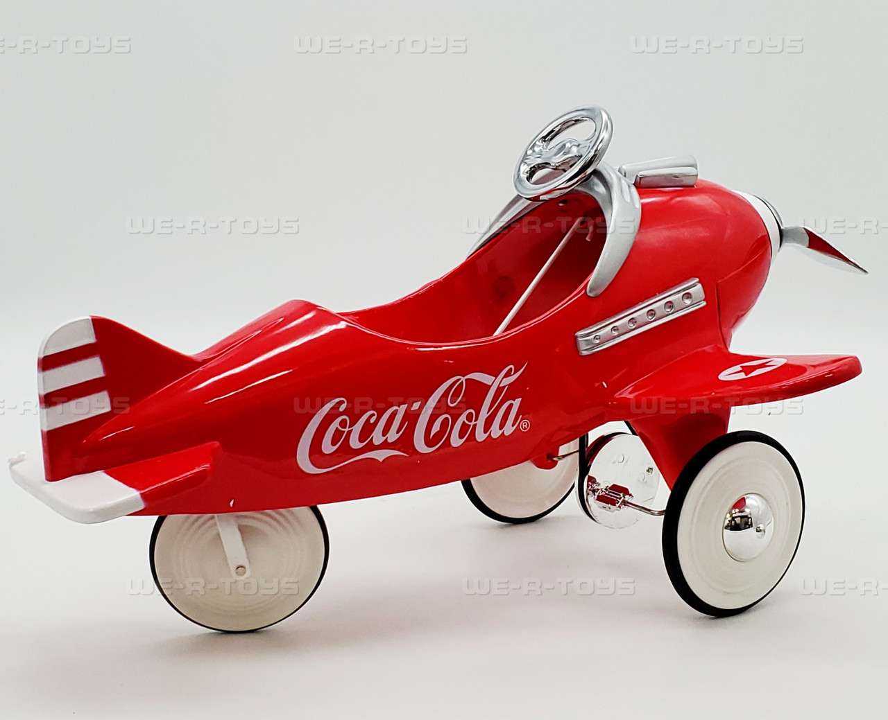 Xonex Miniature 1995 Coca Cola Pedal Air Plane 1/18 Diecast Ken