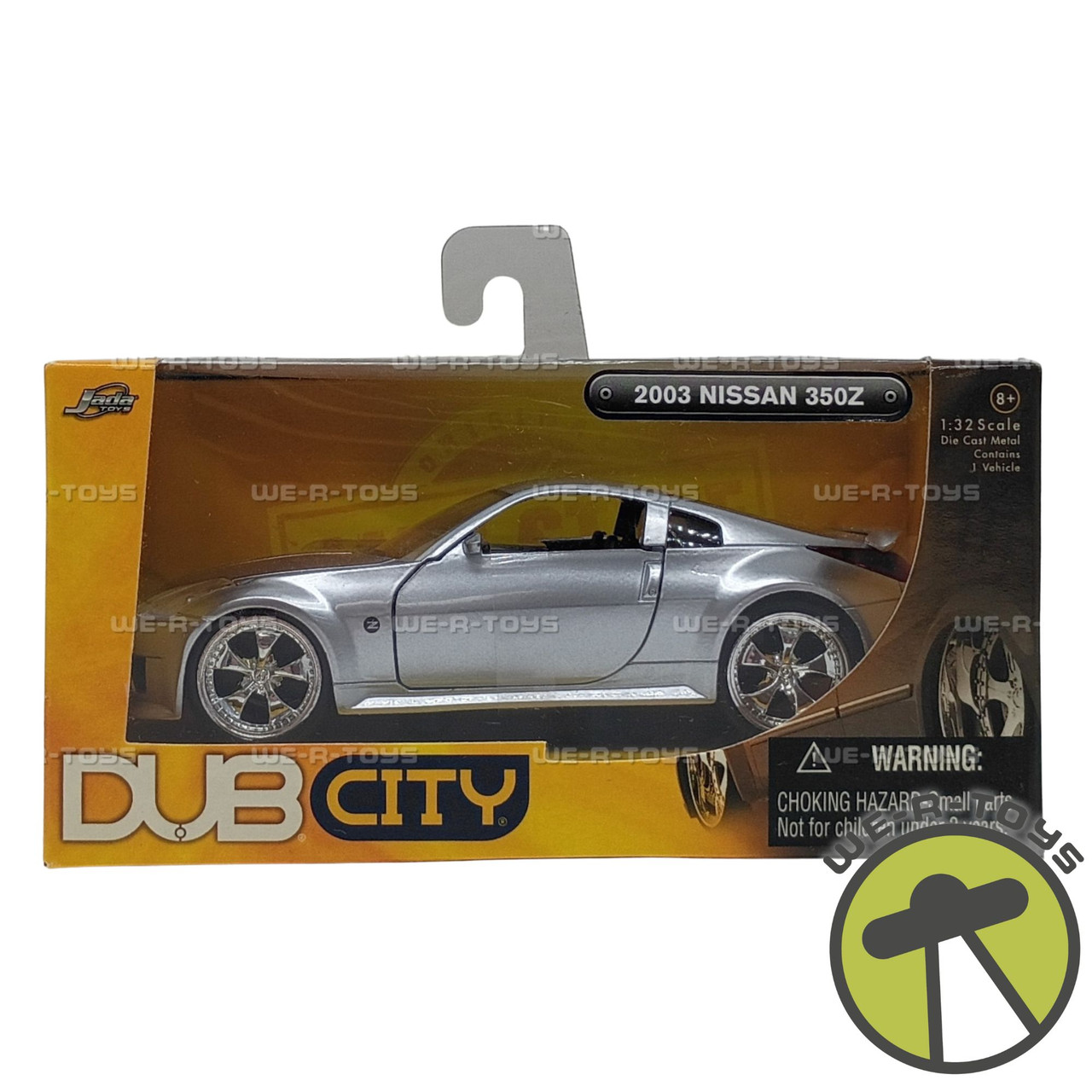 Dub City BigTime Muscle 2003 Nissan 350Z Silver Vehicle Jada Toys