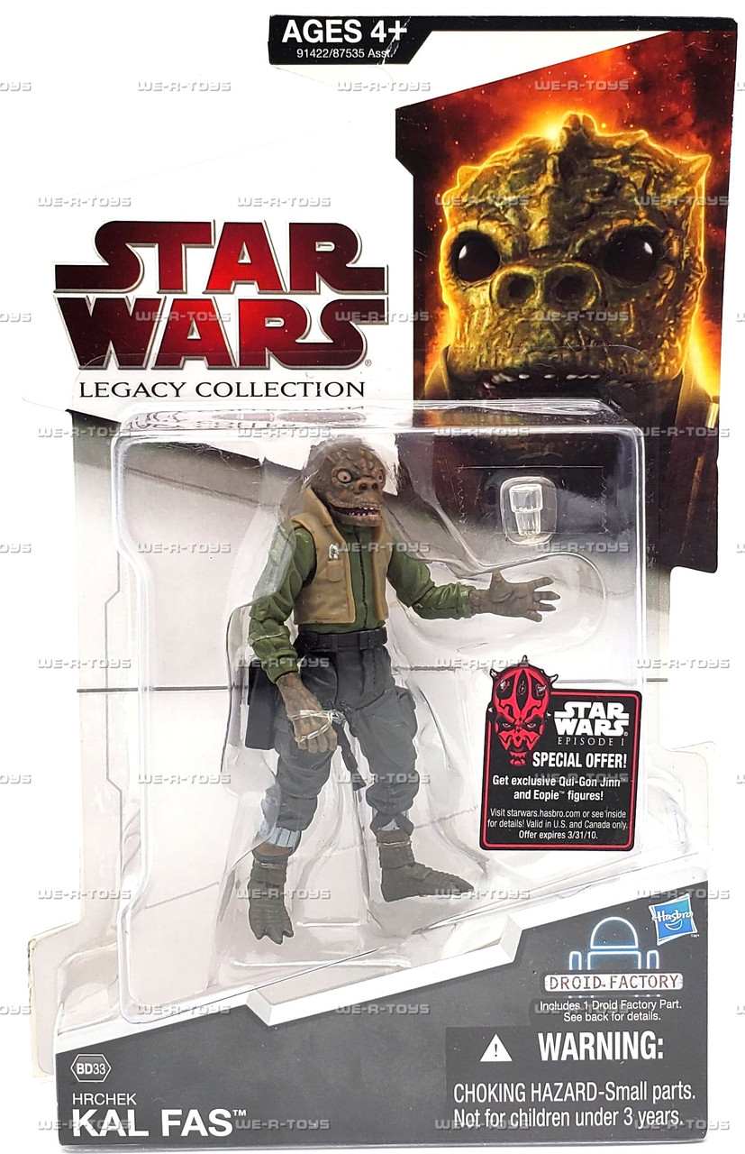 Star Wars Legacy Collection Kal Fas #BD33 Action Figure 2009