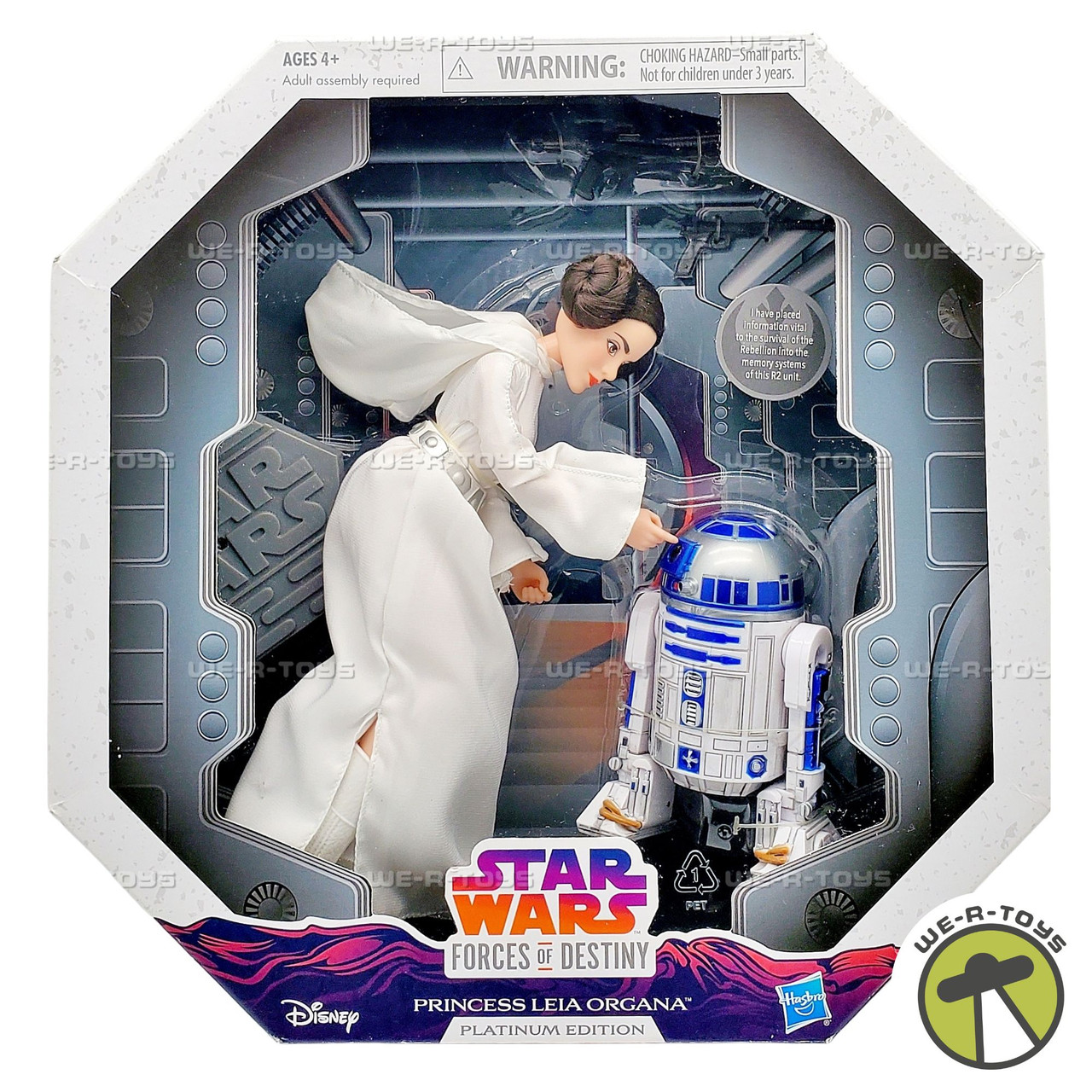 その他 Star Wars Forces of Destiny Action figures - Princess Leia Organa and R2-D2 Star Wars Forces of Destiny Princess Leia Doll and R2-D2 Figure