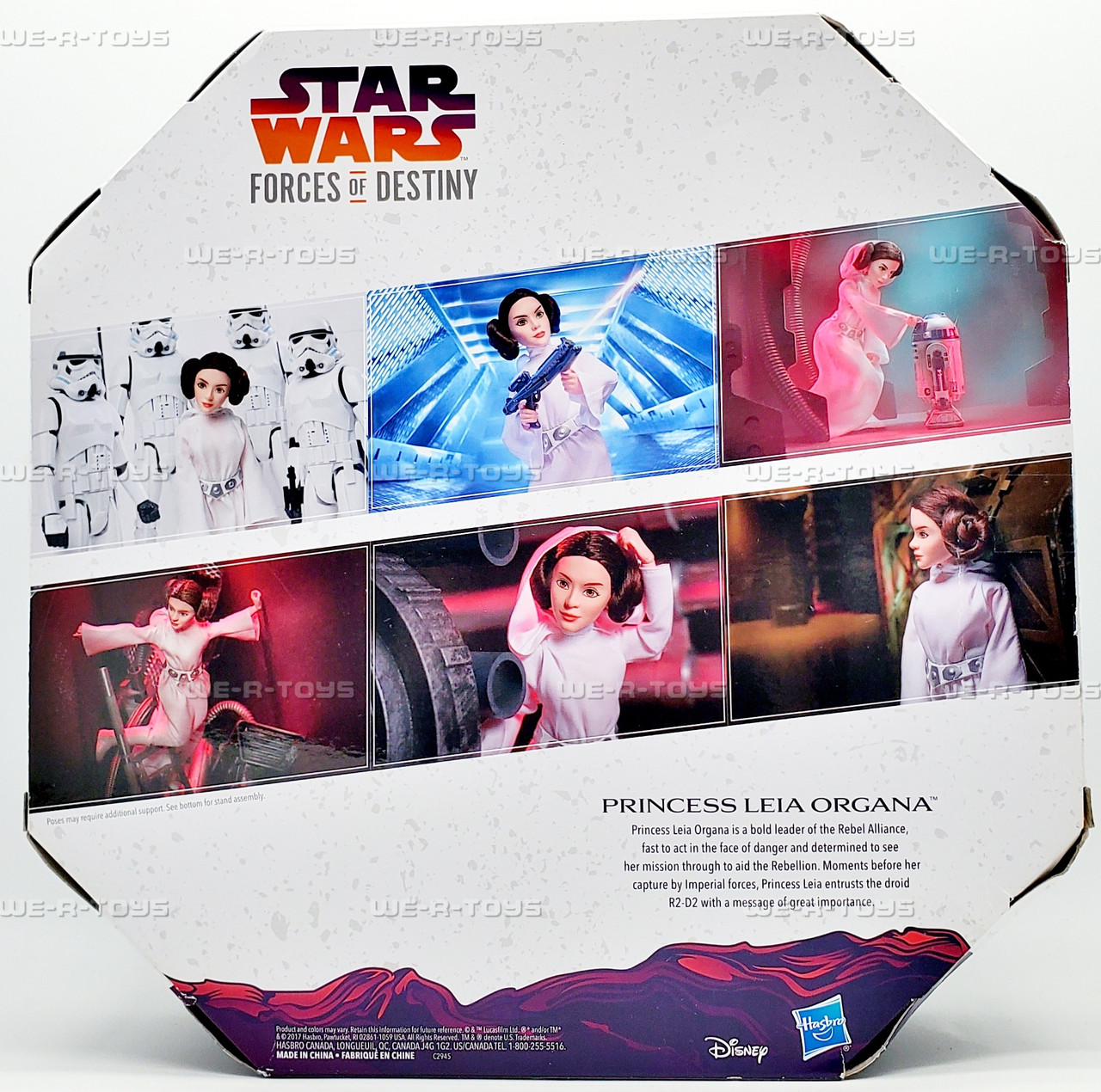 Star Wars Forces of Destiny Princess Leia Doll and R2-D2 Figure