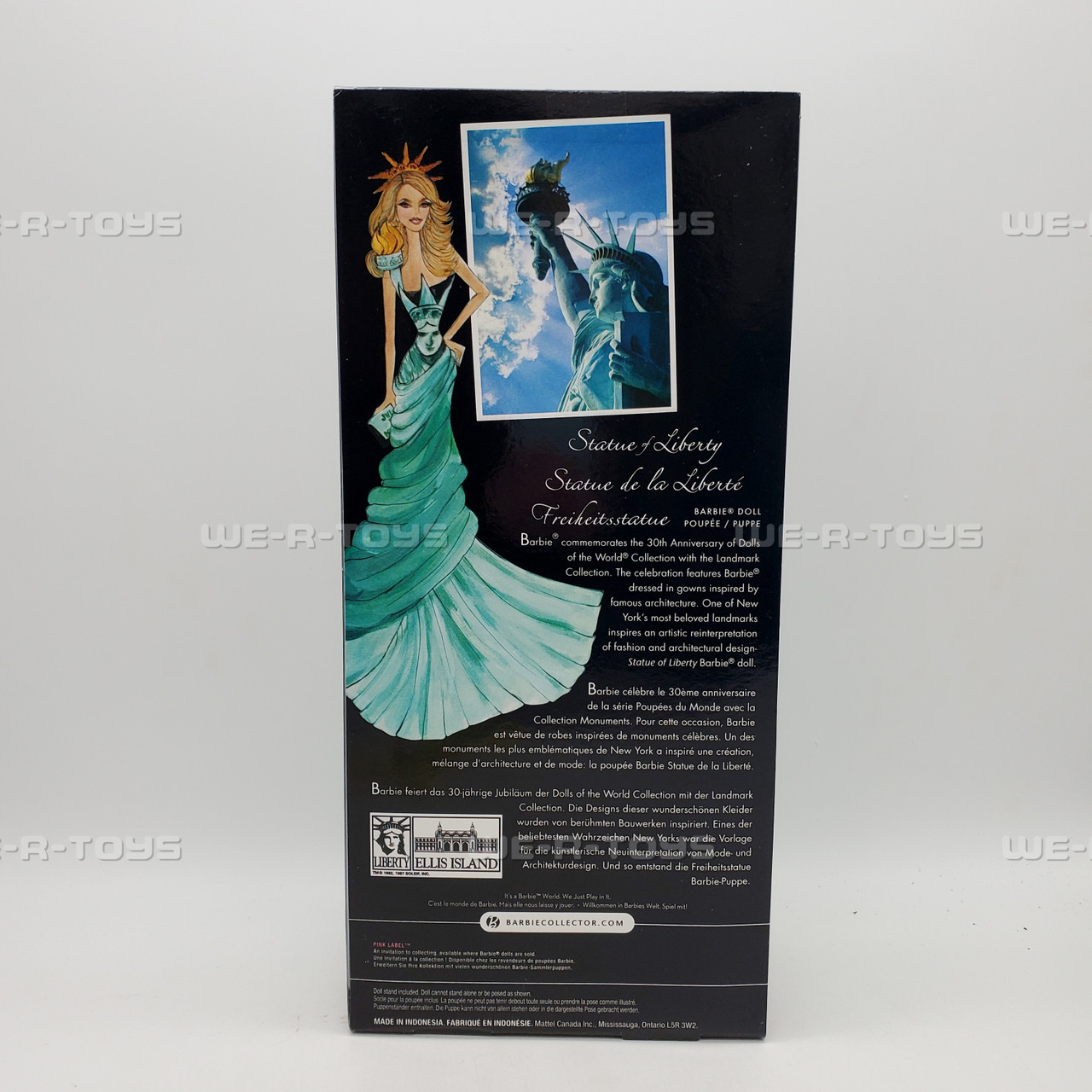 Statue of Liberty Barbie Dolls of the World Landmark Collection