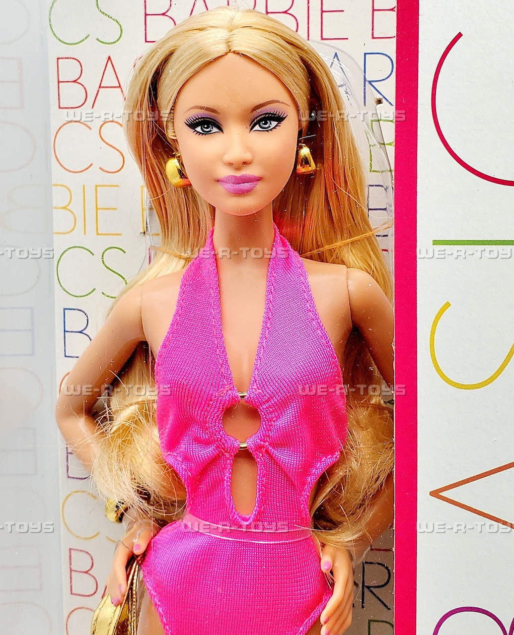Barbie Basics Model No.04 Collection 003 Pink Swimsuit Doll 2011