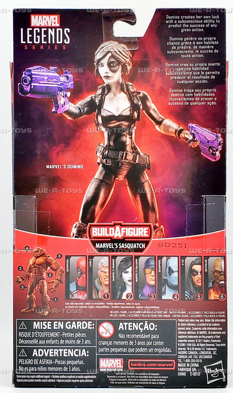 Marvel Legends Series Marvel's Domino Action Figure 2017 Hasbro