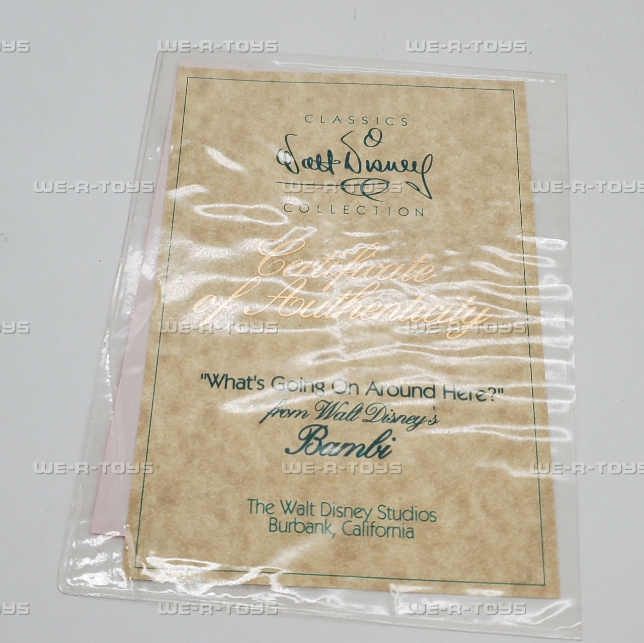 Walt Disney Classics Collection Bambi Friend Owl Figure 119 NEW