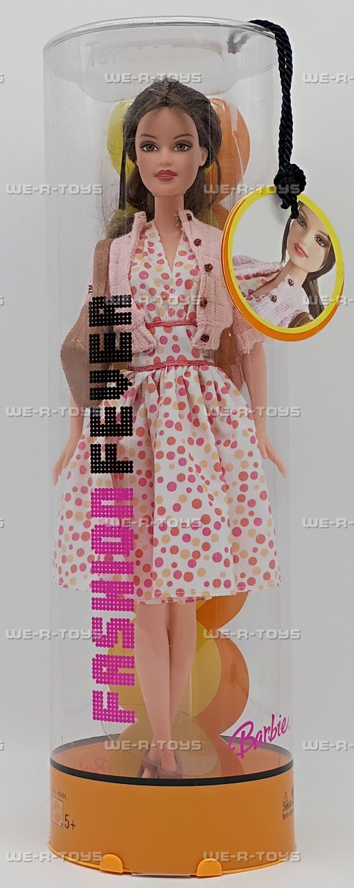 pink polka dot dress barbie 2013 Barbie Pink & Fabulous Collection 3 Look 1 (Polka Dot Dress) Toy Sisters