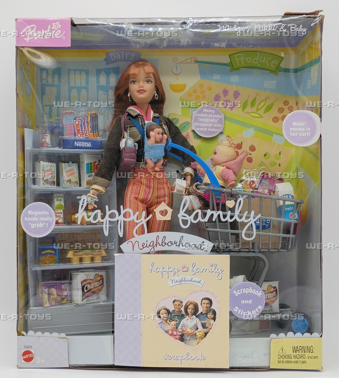 Barbie Happy Family Neighborhood Midge, Nikki, Baby Dolls