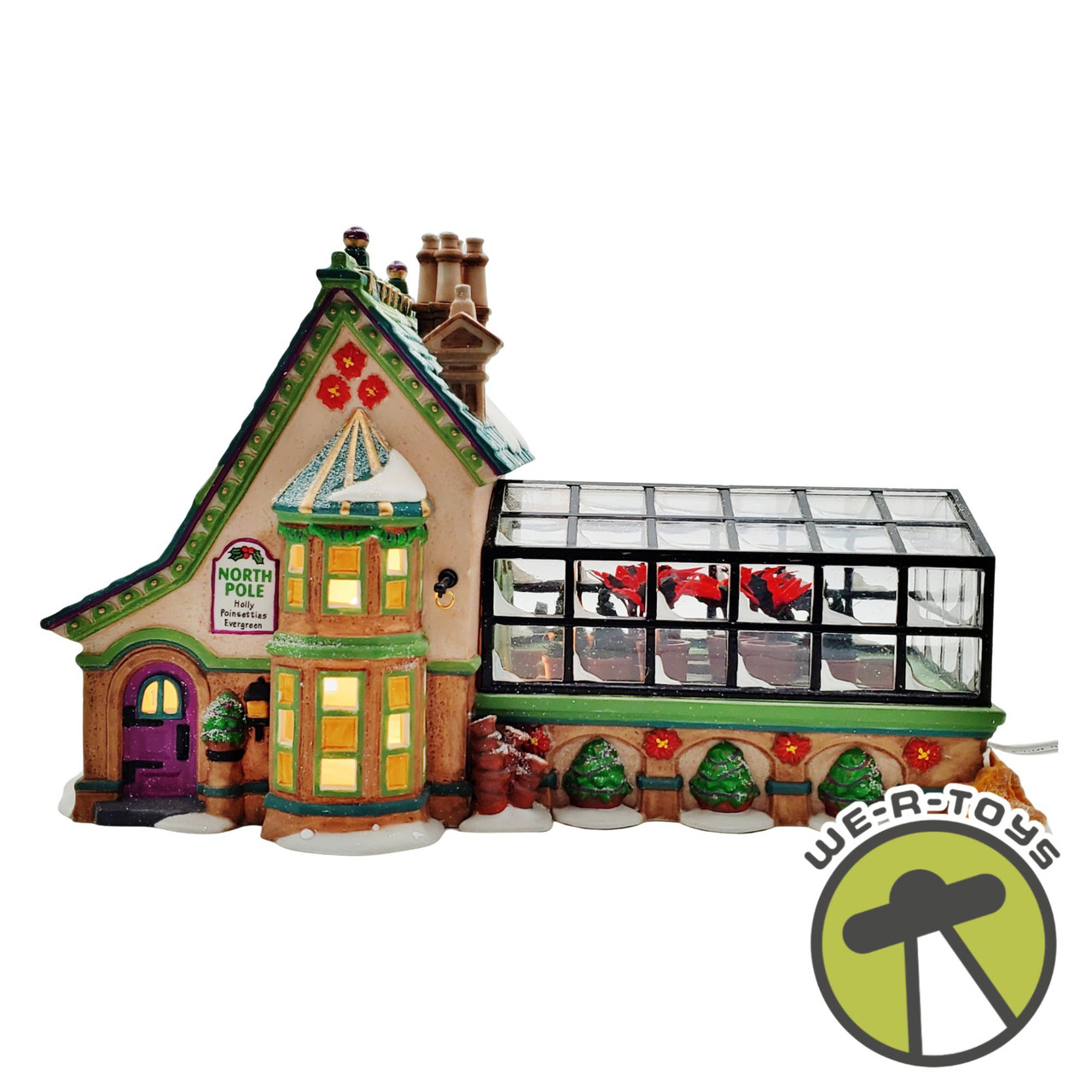 Department Heritage Village Series Mrs. Claus Greenhouse 56395